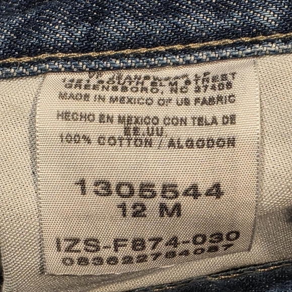 Vintage 80s 90s Riders Jeans Relaxed Highrise Straight Leg Size 12M - Picture 7 of 7